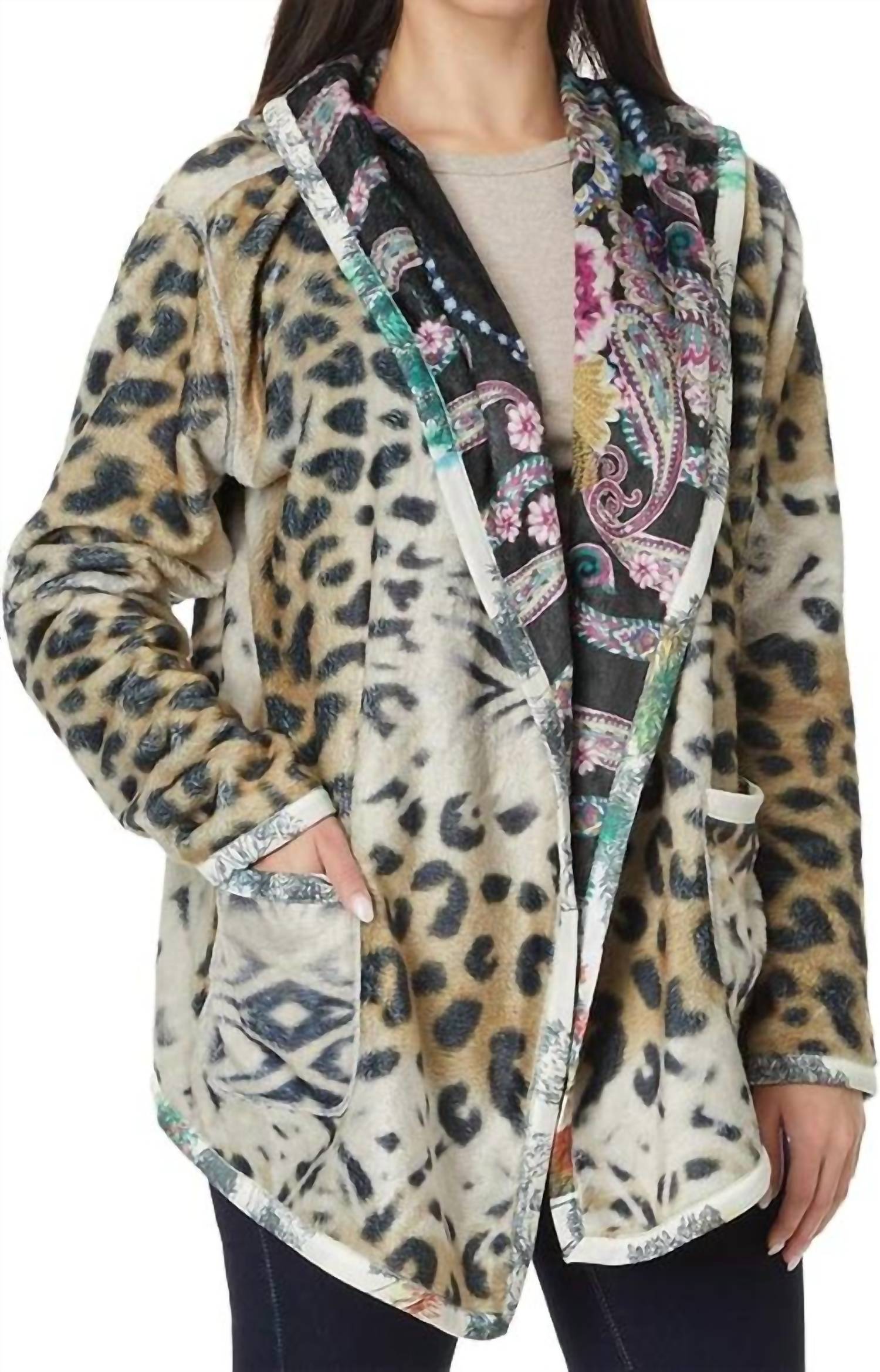 Johnny Was - JOAN SHERPA JACKET (REVERSIBLE)