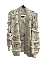 First Born Knits - Open-knit Brigitte Bomber Cardigan