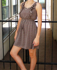 Ruffles and Tie