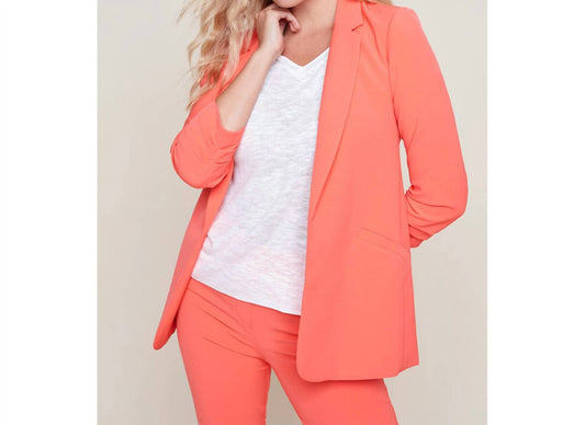 Renuar - 3/4 Open Front Blazer