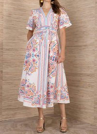 Hale Bob - Mona Poplin Maxi Dress