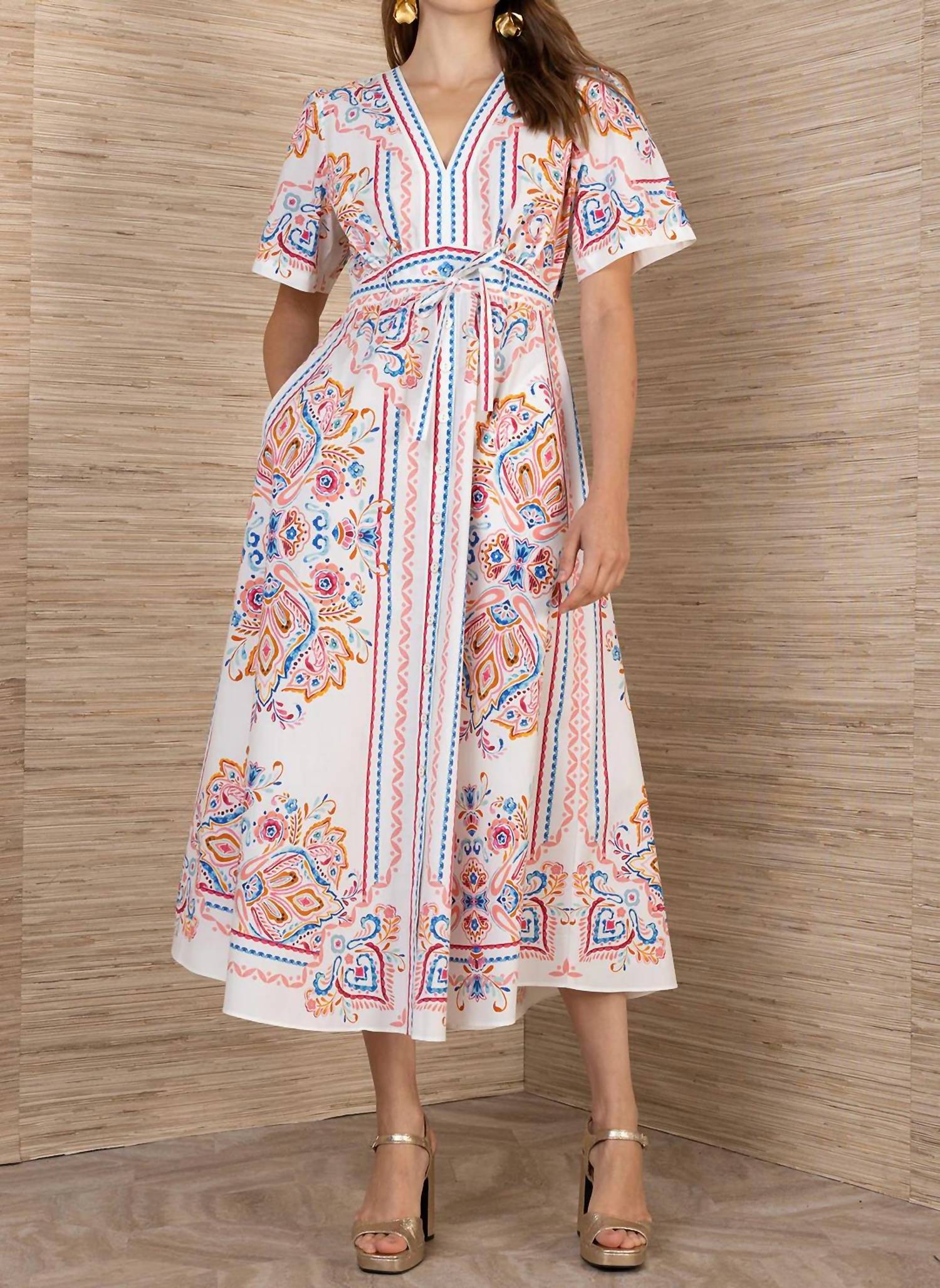Hale Bob - Mona Poplin Maxi Dress