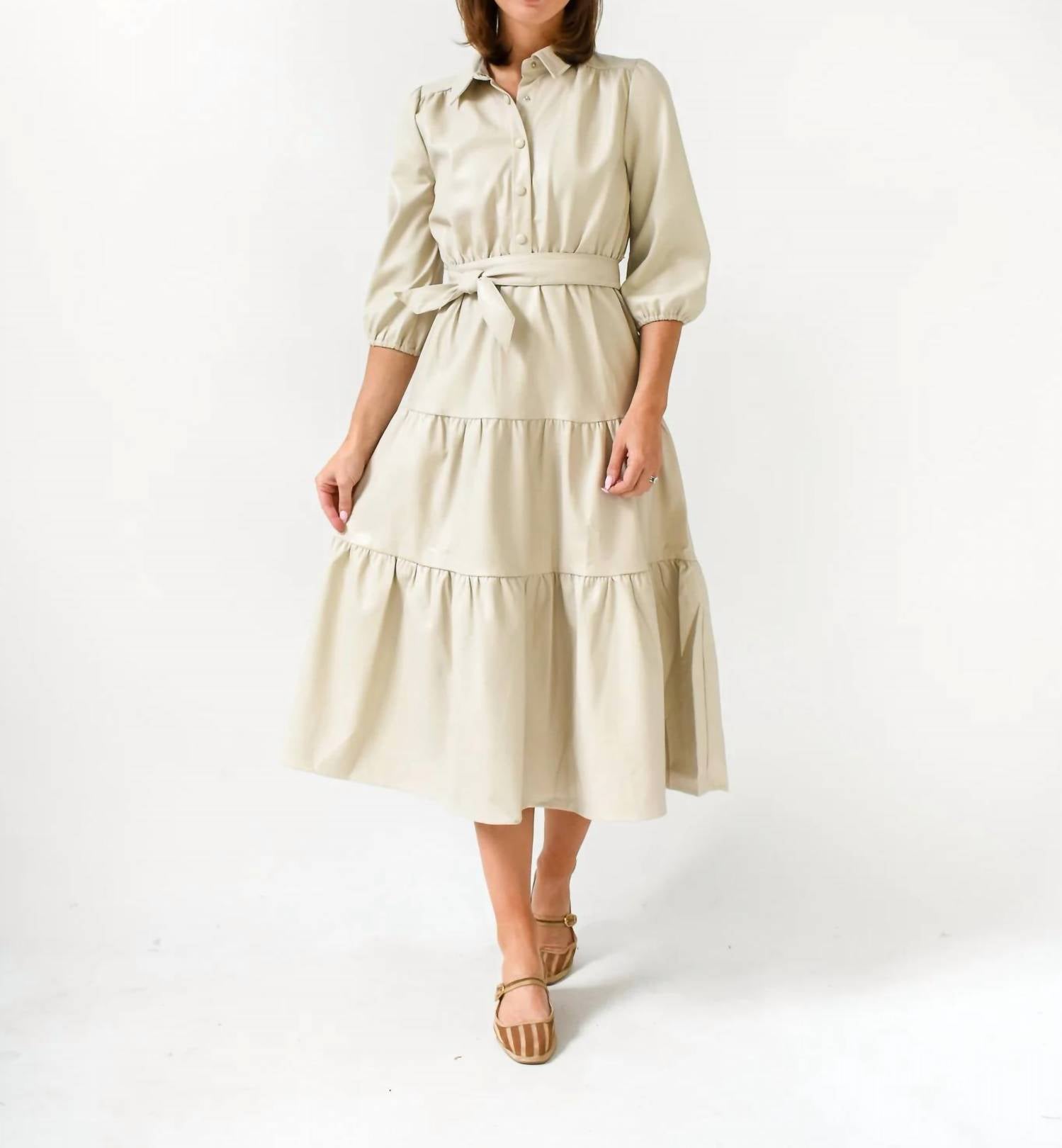 Fate - A Leather Love Affair Midi Dress