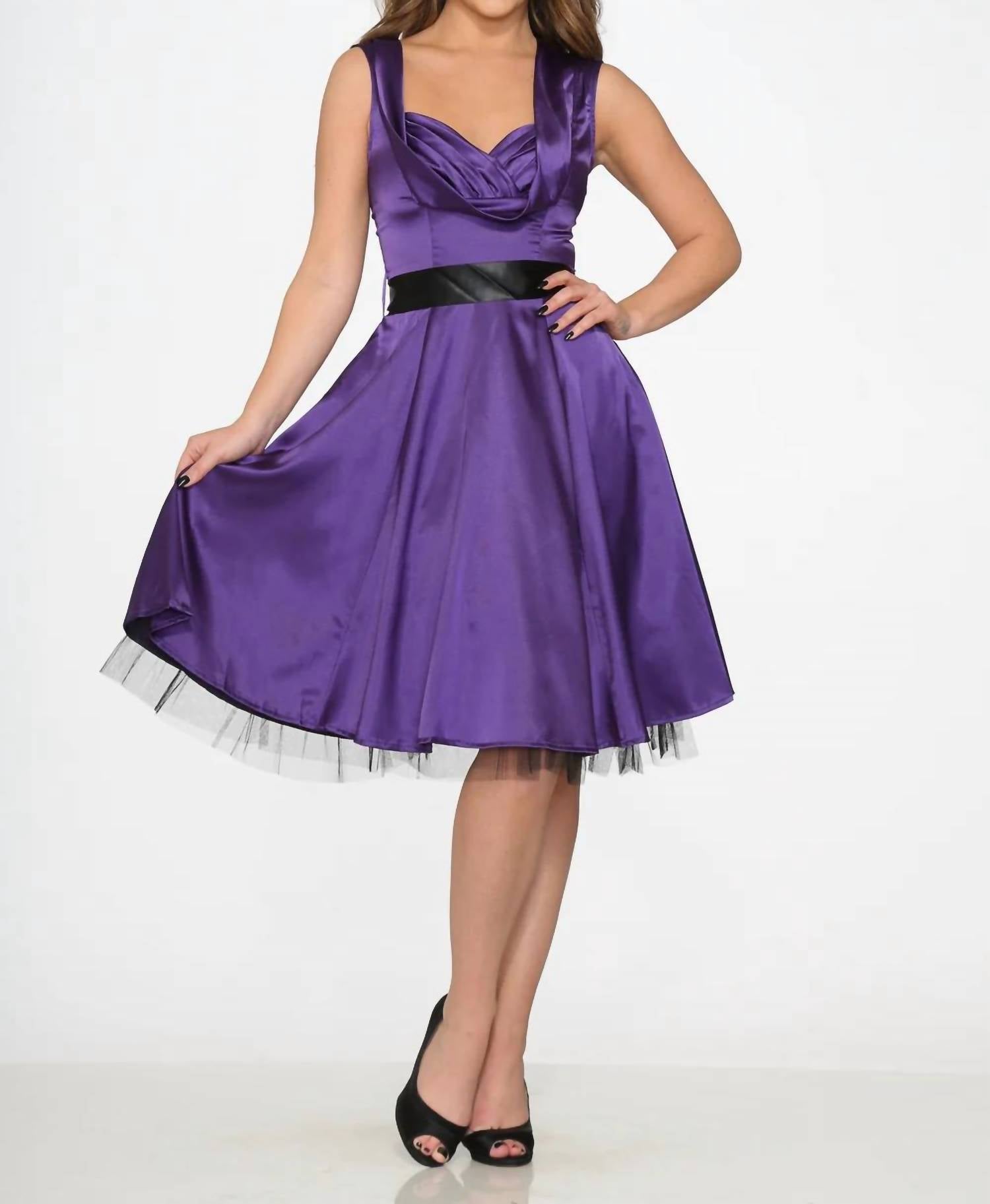 Orchid Bloom - Occasional Swing Dress