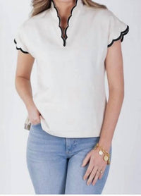 Emily Mccarthy - Orchid Top Beige