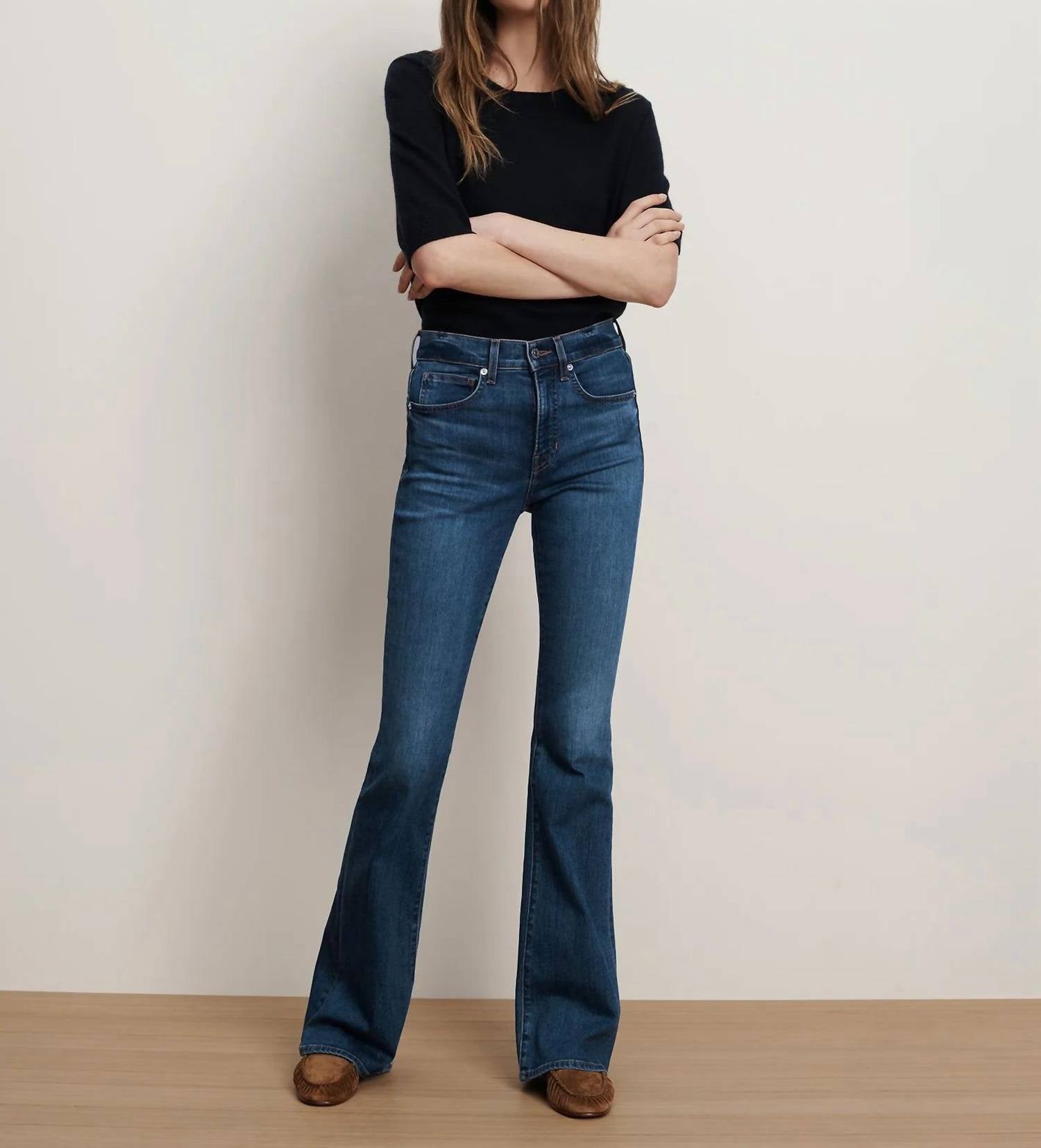 Veronica Beard - Women's Beverly High Rise Skinny Flare Jean