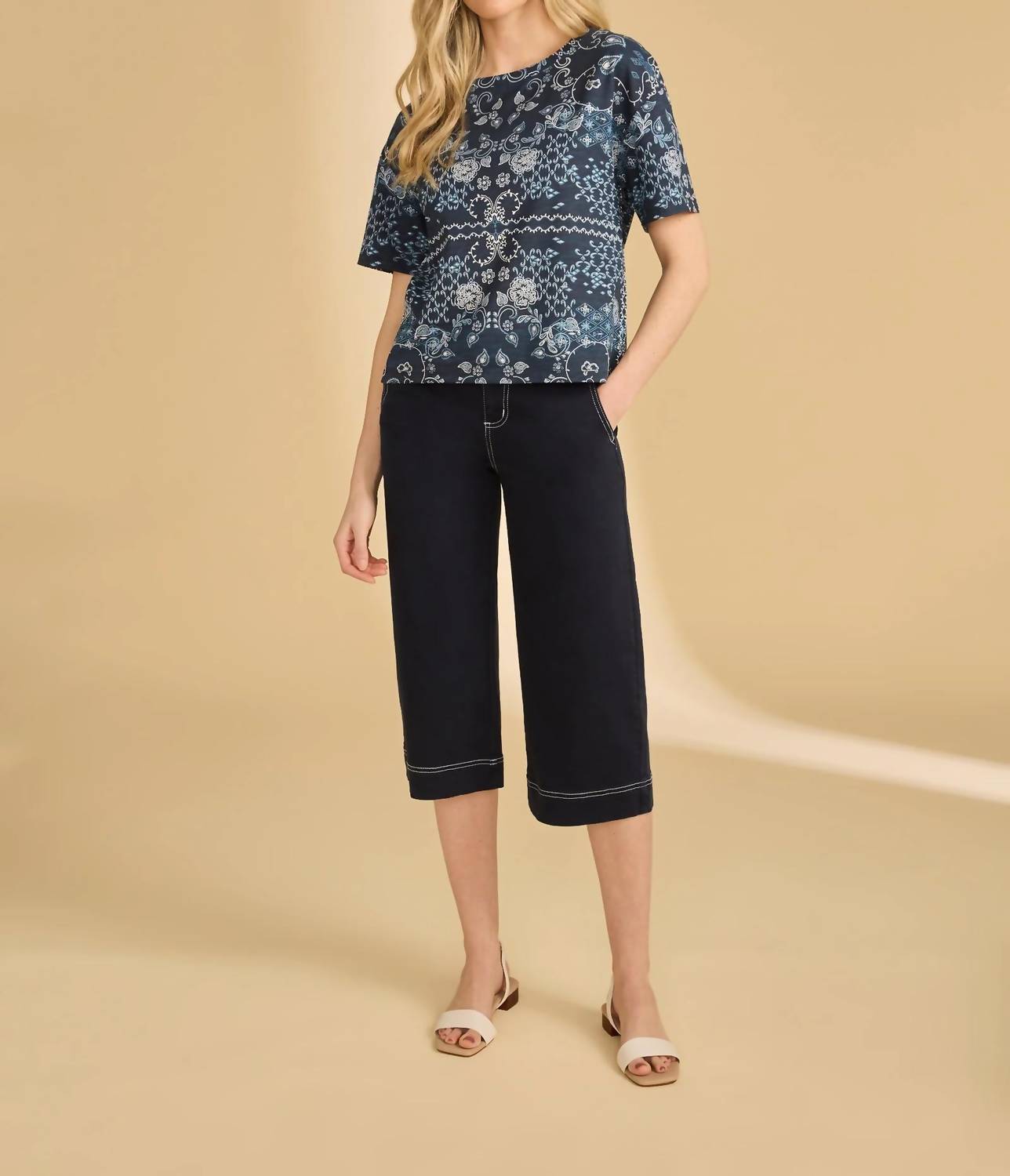 Fdj - Olivia Wide Capri Pants