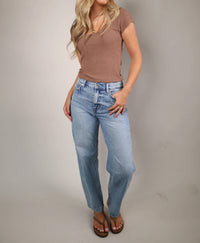 Pistola - Women's Wes High Rise Barrel Jean