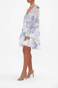 Camilla - A-line Gathered Panel Dress