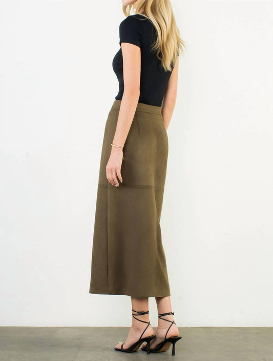 Thml - Suede Long Skirt