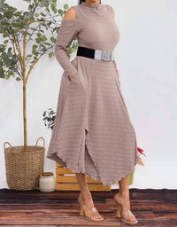 Karen T Design - Bubble Textured Midi Dress