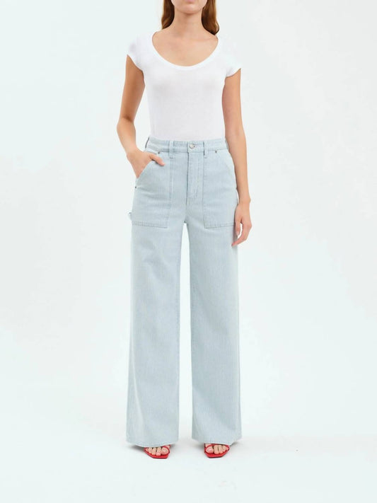 Daze - Far Out Utility Bell Stripe Pants