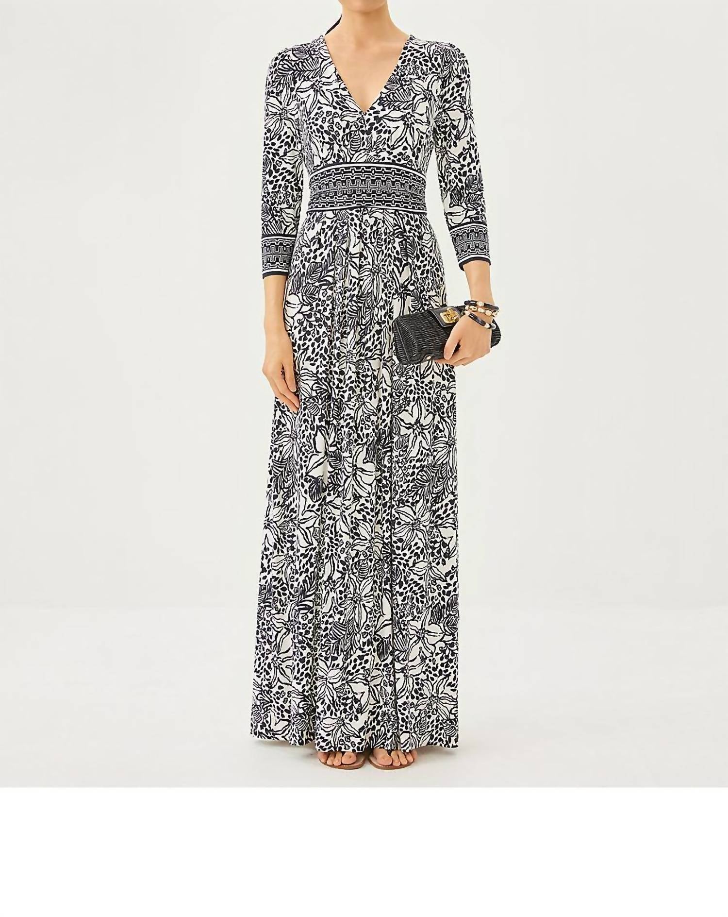 Lilly Pulitzer - Roslynne V-neck Maxi Dress