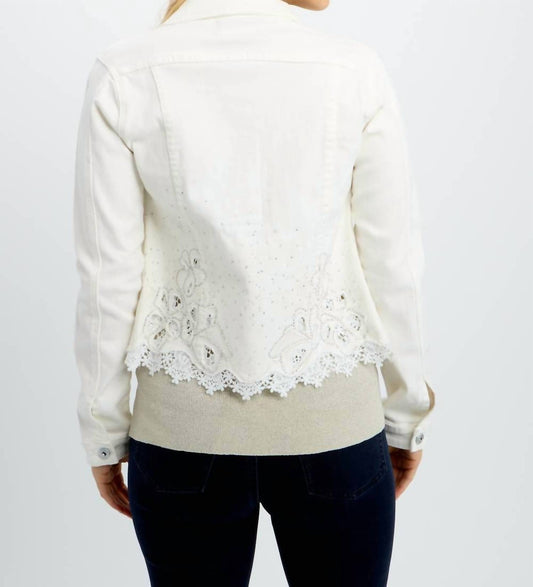 Frank Lyman - Embellished Denim Jacket