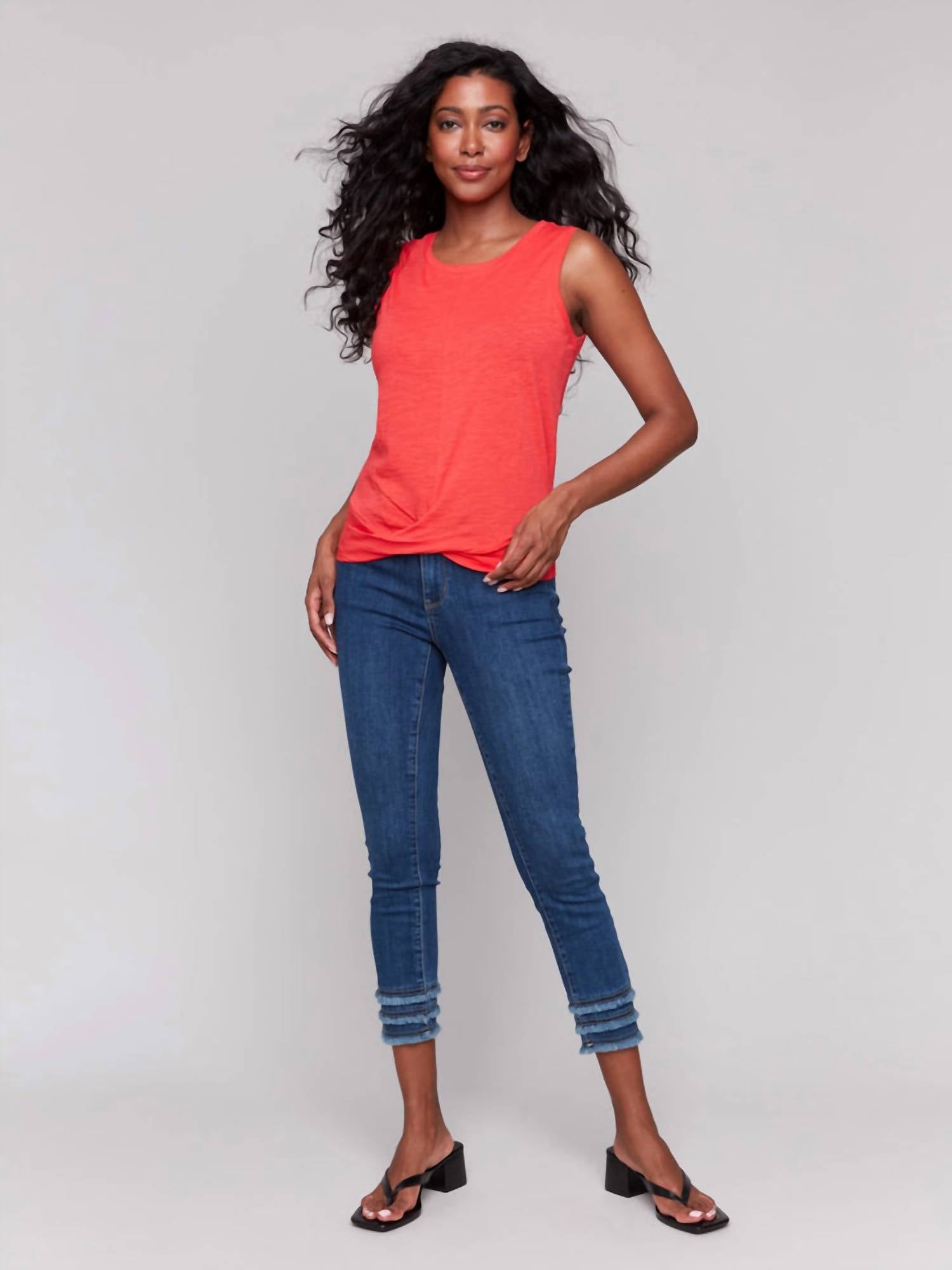 Charlie B - Slub Sleeveless Tank Top