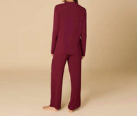 Softies - Aria Slim Notch Collar Pajama Set