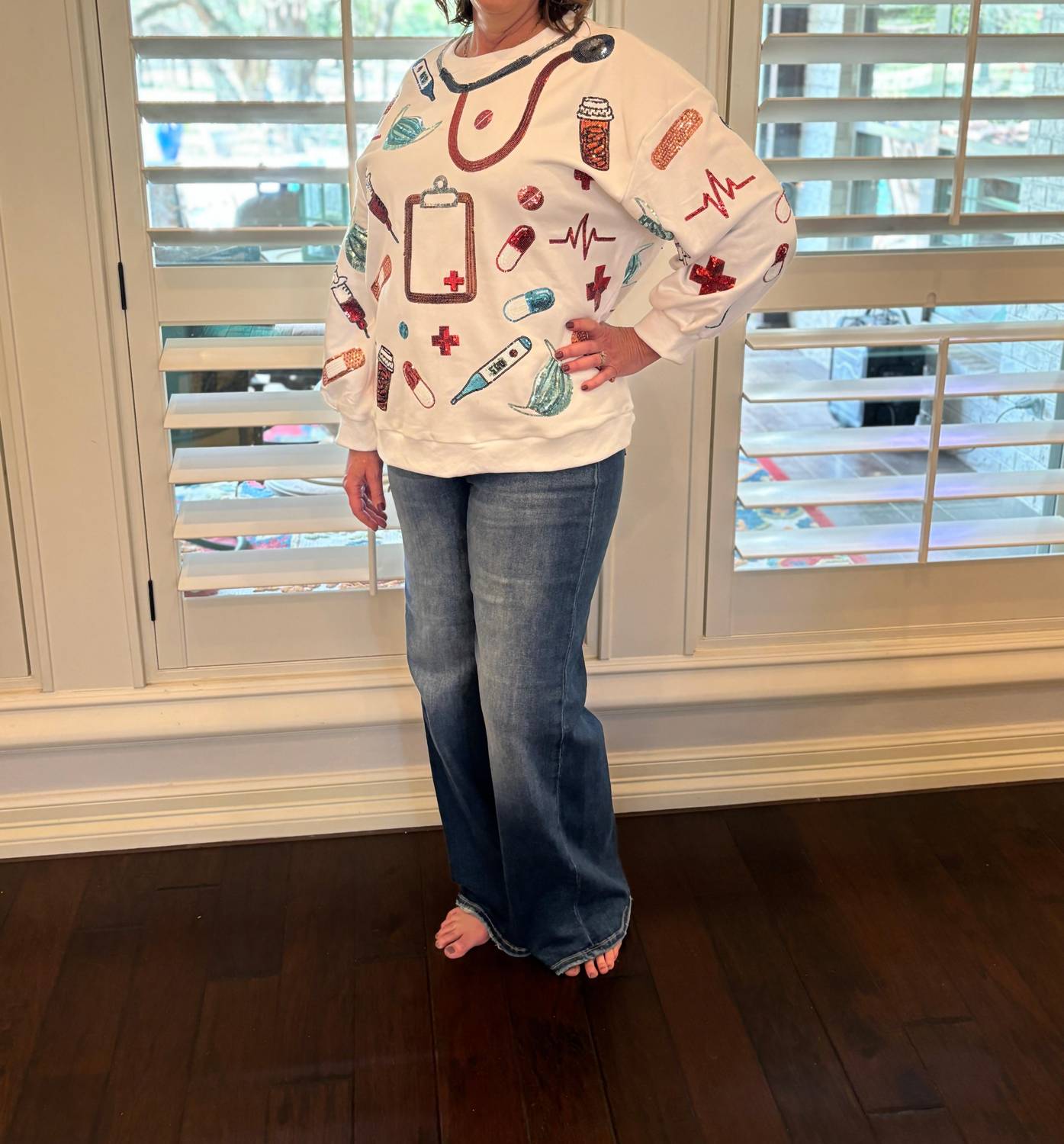 Queen Of Sparkles - Doctor Icon Sweatshirt
