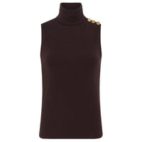 L'Agence - Ceci Sleeveless turtleneck Top