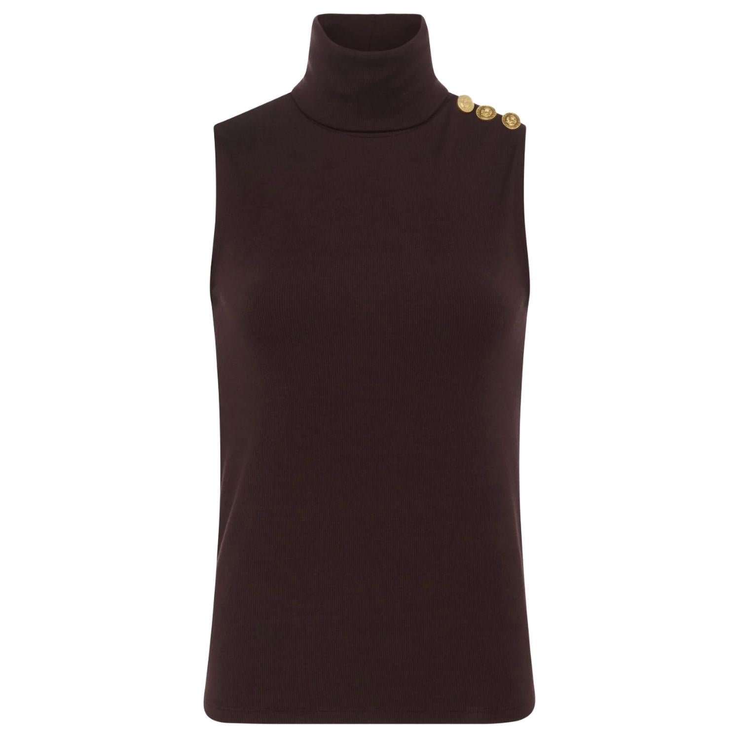 L'Agence - Ceci Sleeveless turtleneck Top