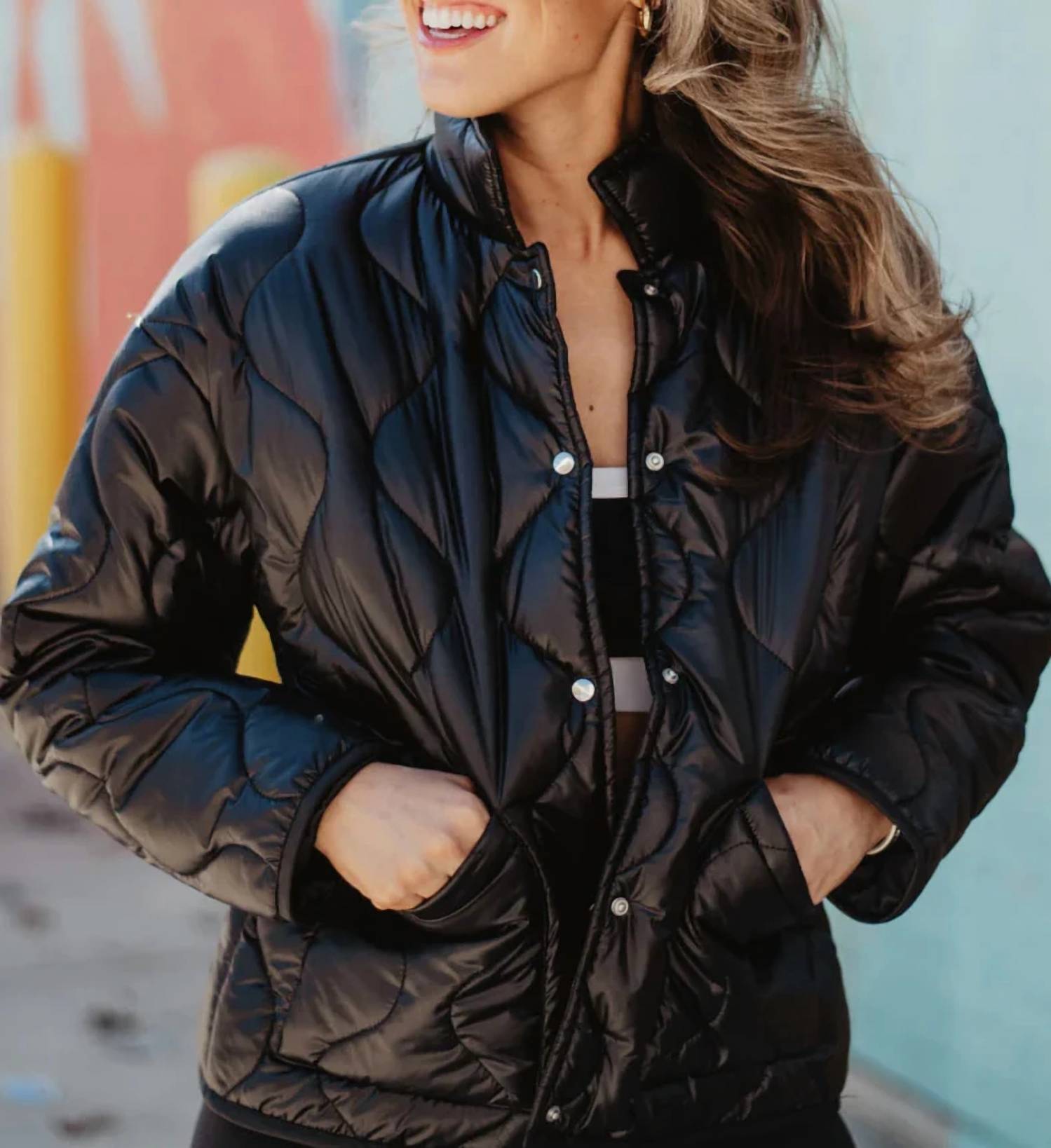 Katydid - Women's Button Up Quilted Puffer Jacket