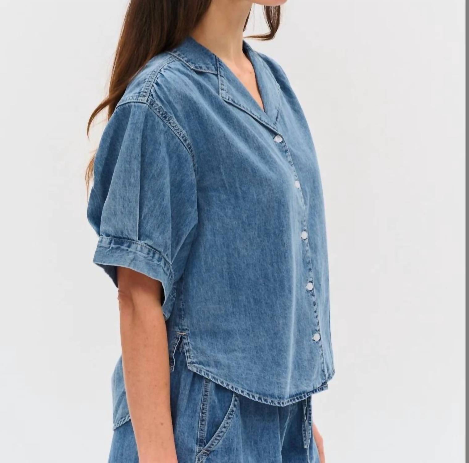 Six/Fifty - Emma Button Down Top