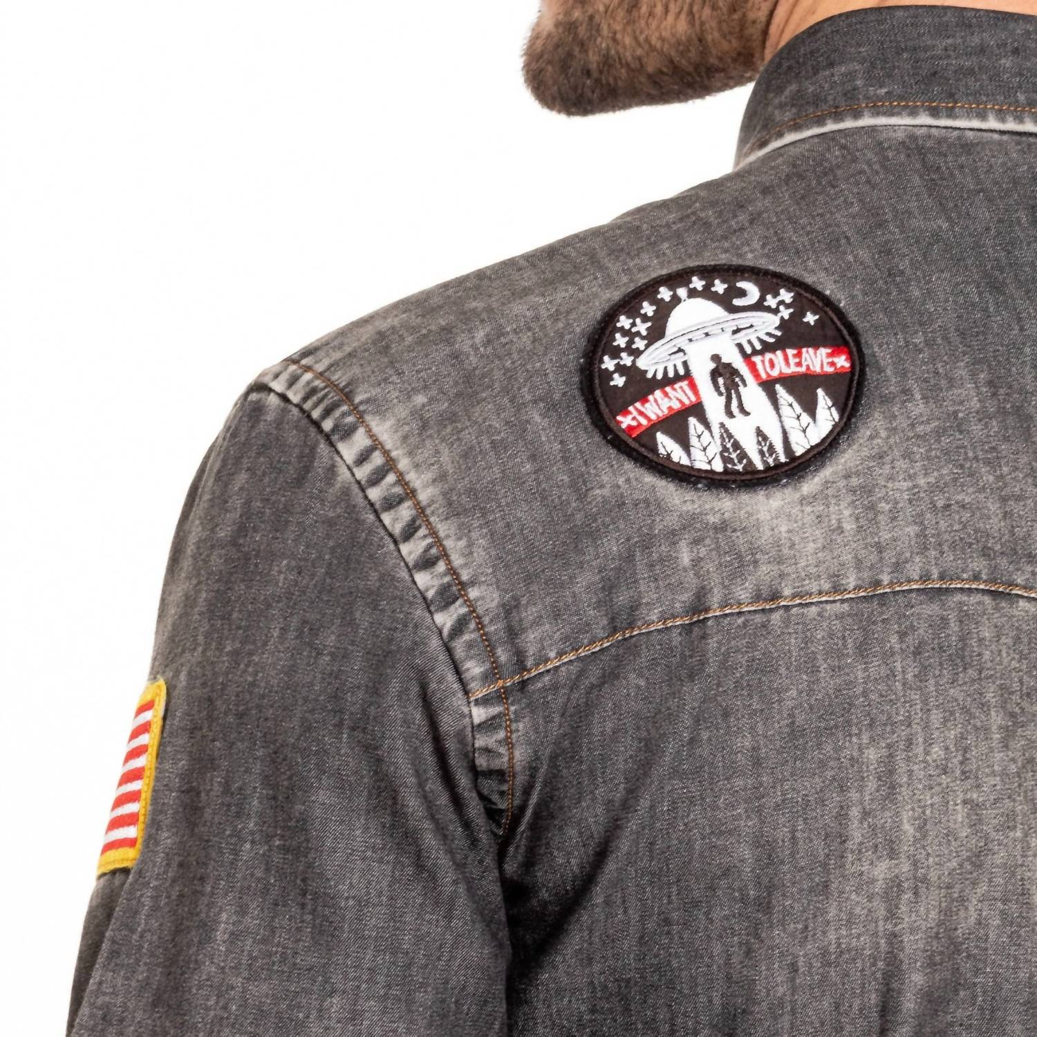 Eight X - To Infinity and Beyond Special Edition Patched Denim Shirt