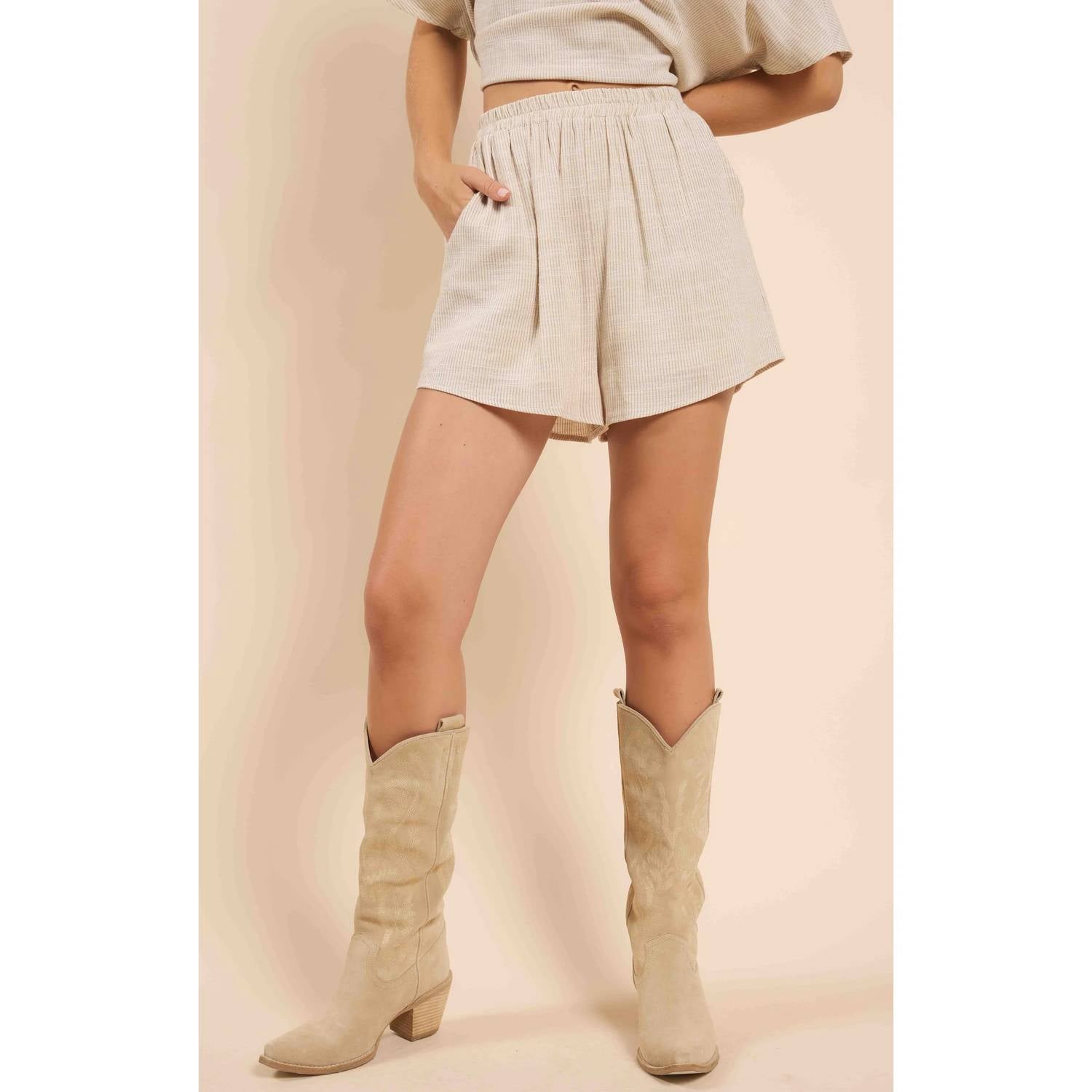 Sadie & Sage - Mojave Elastic Waist Shorts