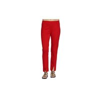 Apny - Women's Pull-on Ponte Pant With Split Hem