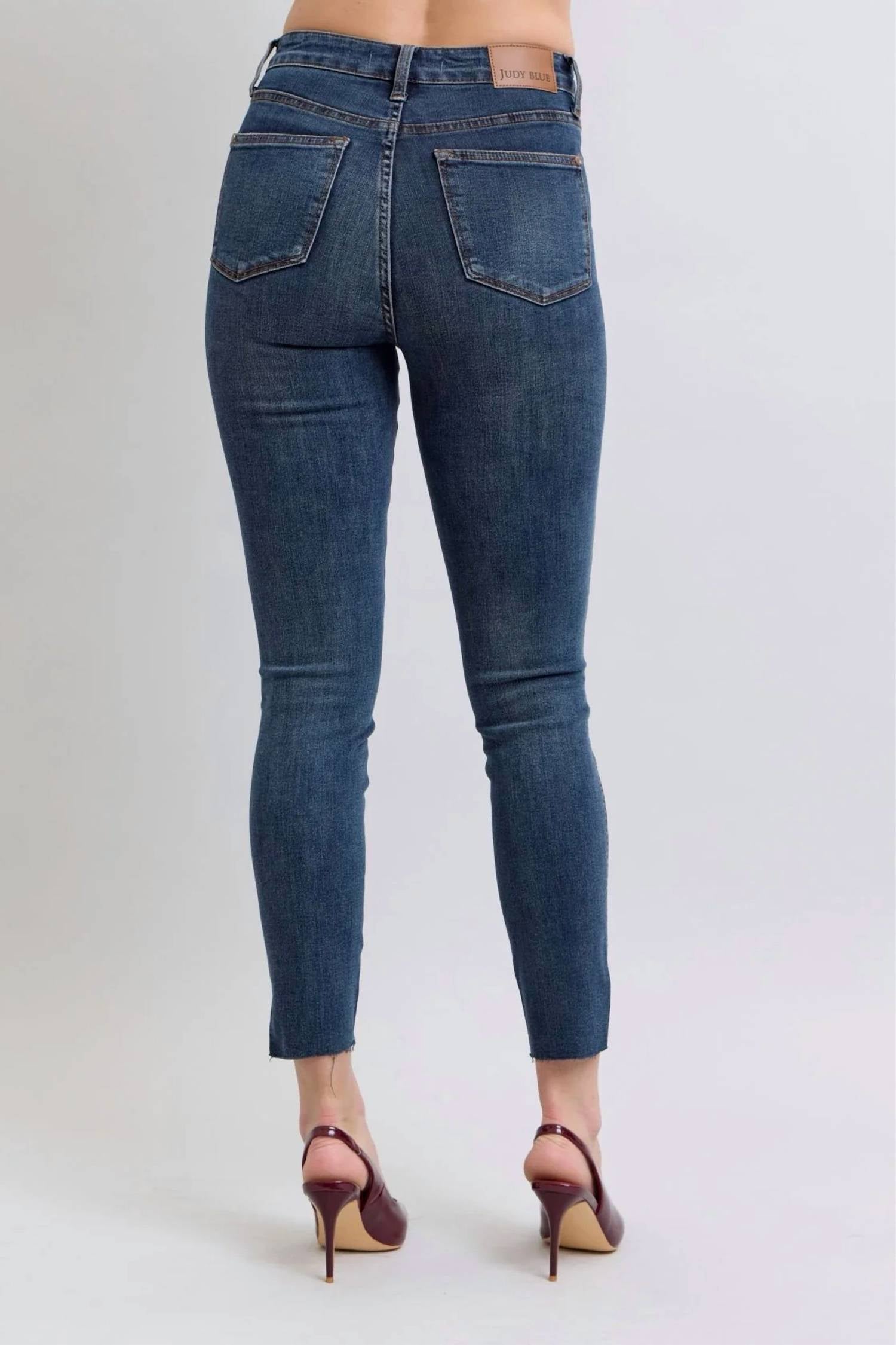 Judy Blue - Step Hem Skinny Jeans