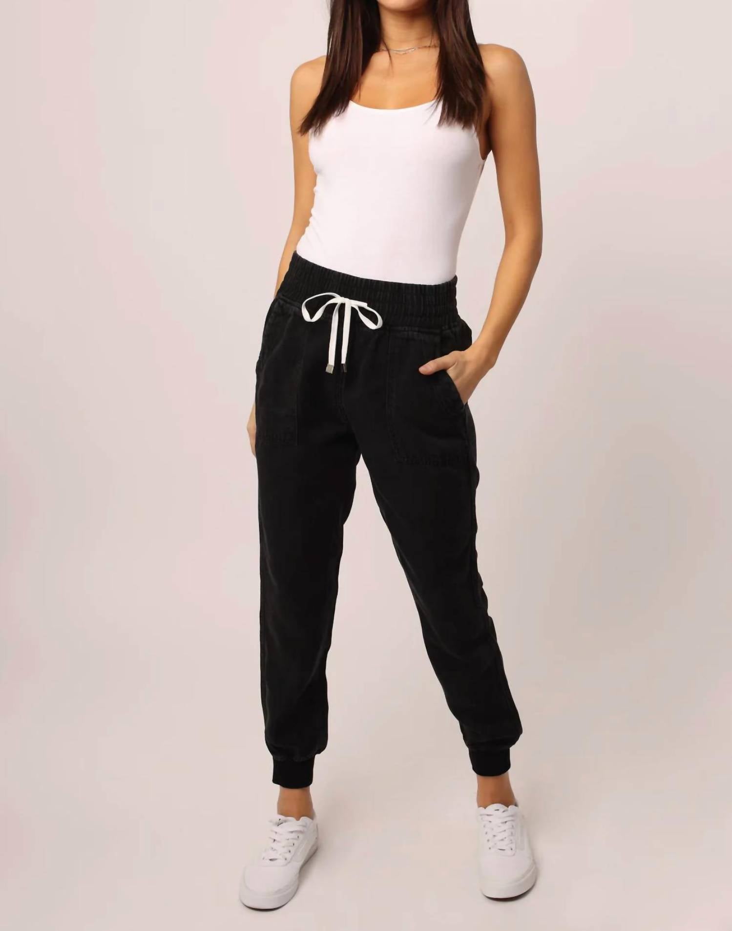 Jacey High Rise Jogger Pants