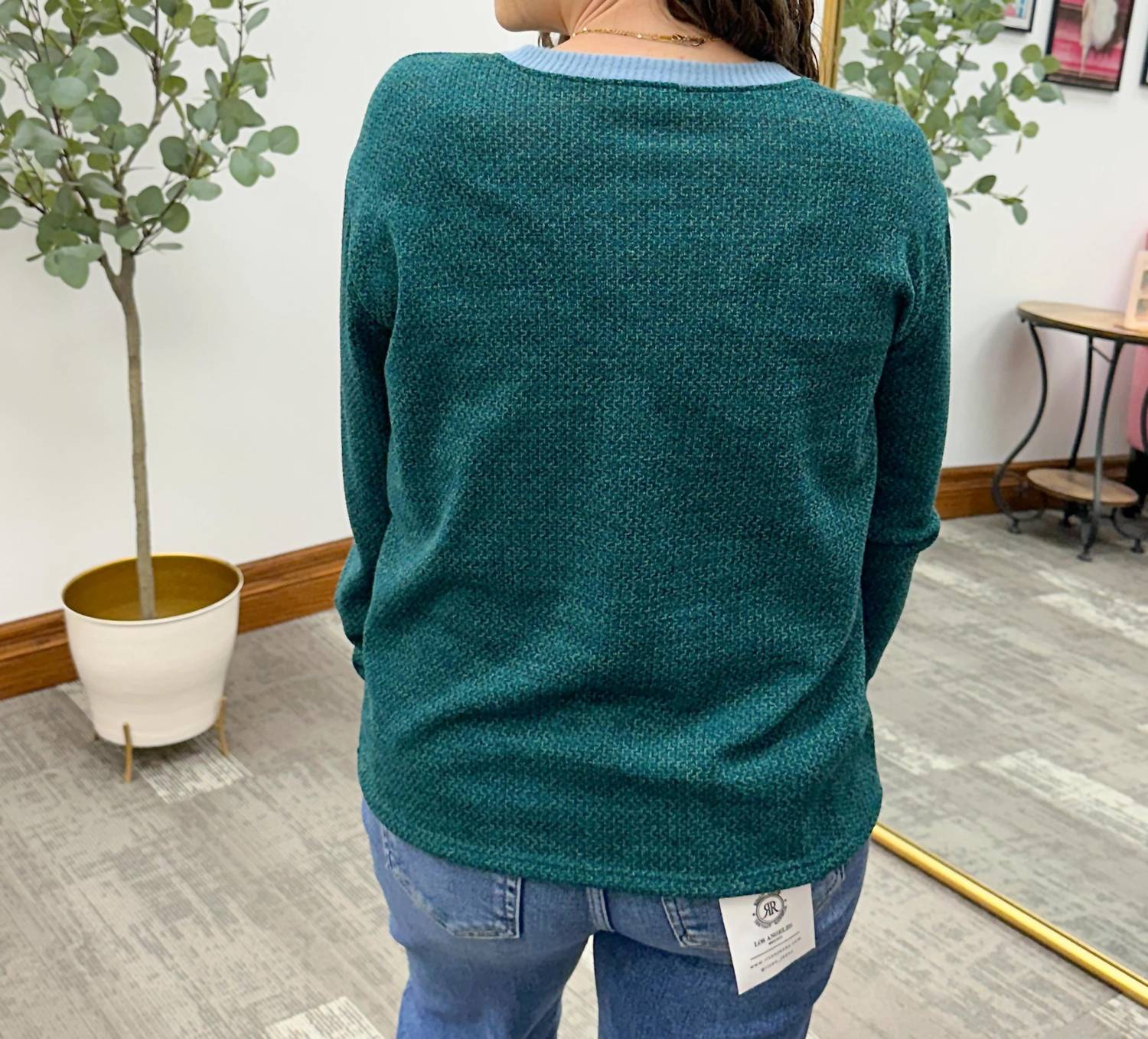 Gilli - Contrast Long Sleeve Top
