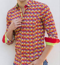 Eight X - Digital Tri-shapes Shirt