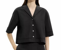 Theory - SS BOXY LAPEL SHIRT