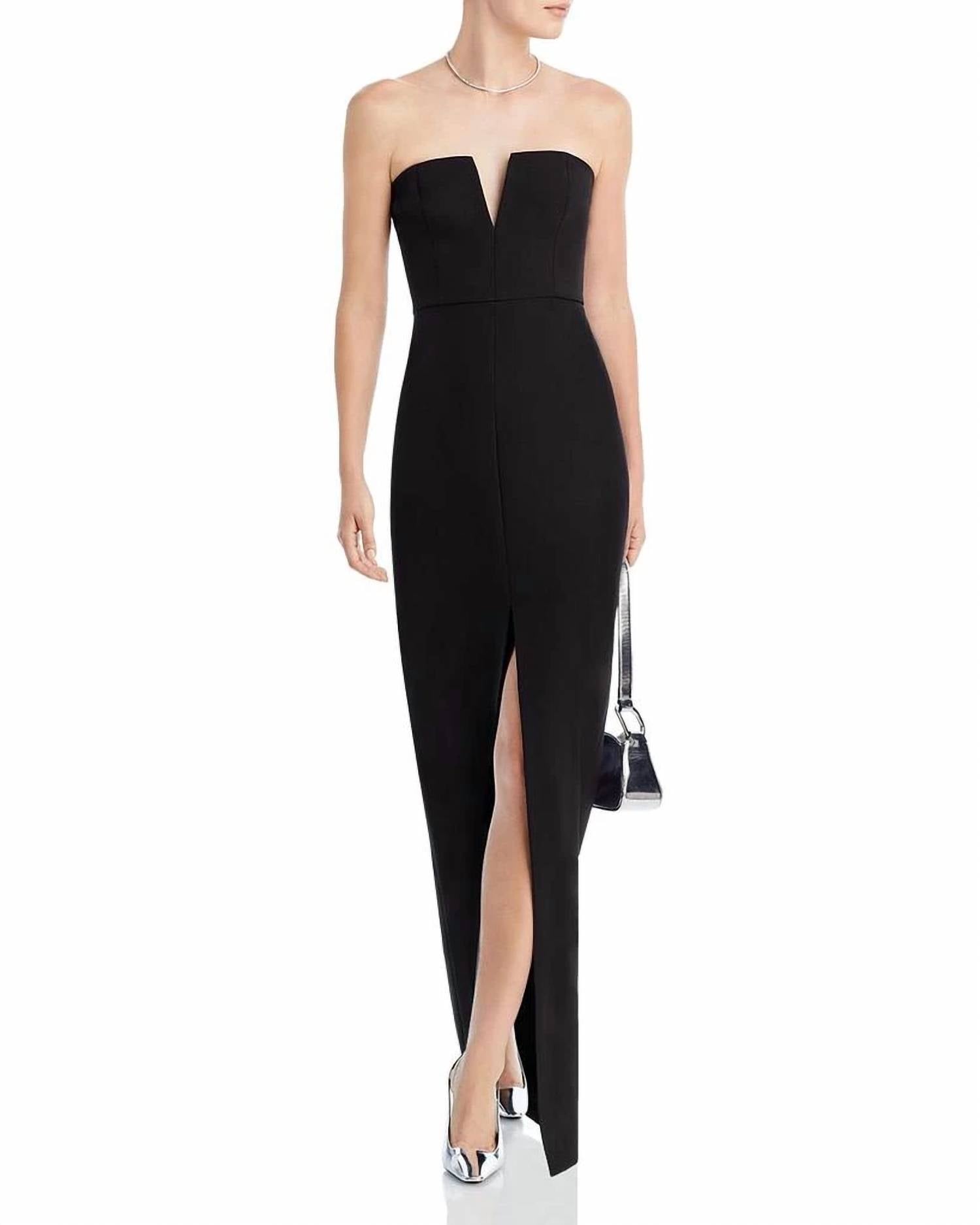 Bcbgmaxazria - Strapless Crepe Formal Dress