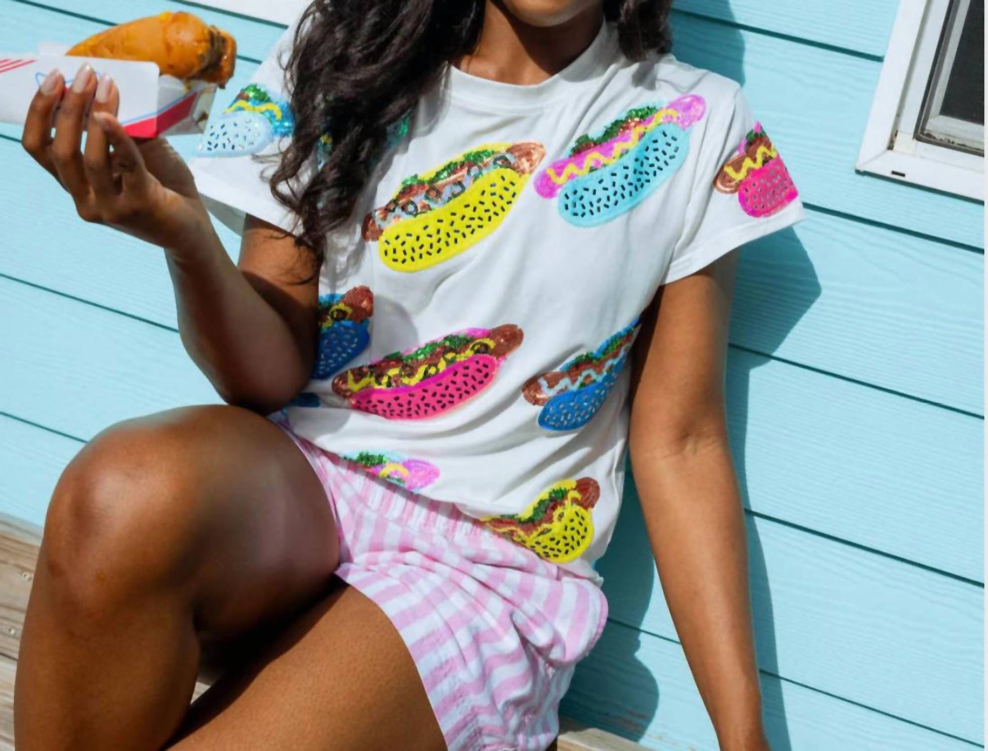 Queen Of Sparkles - Multi hot dog