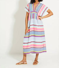 Lemlem - Gasira V Neck Caftan