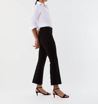 Ann Mashburn Faye Flare Pants in black ponte knit - women's pants - view 4