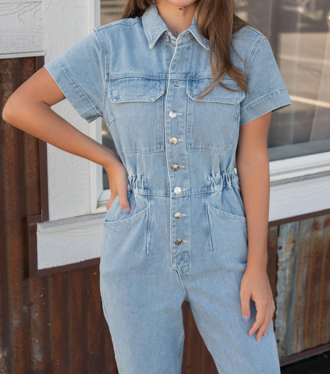 Bluivy - Elena Denim Jumpsuit