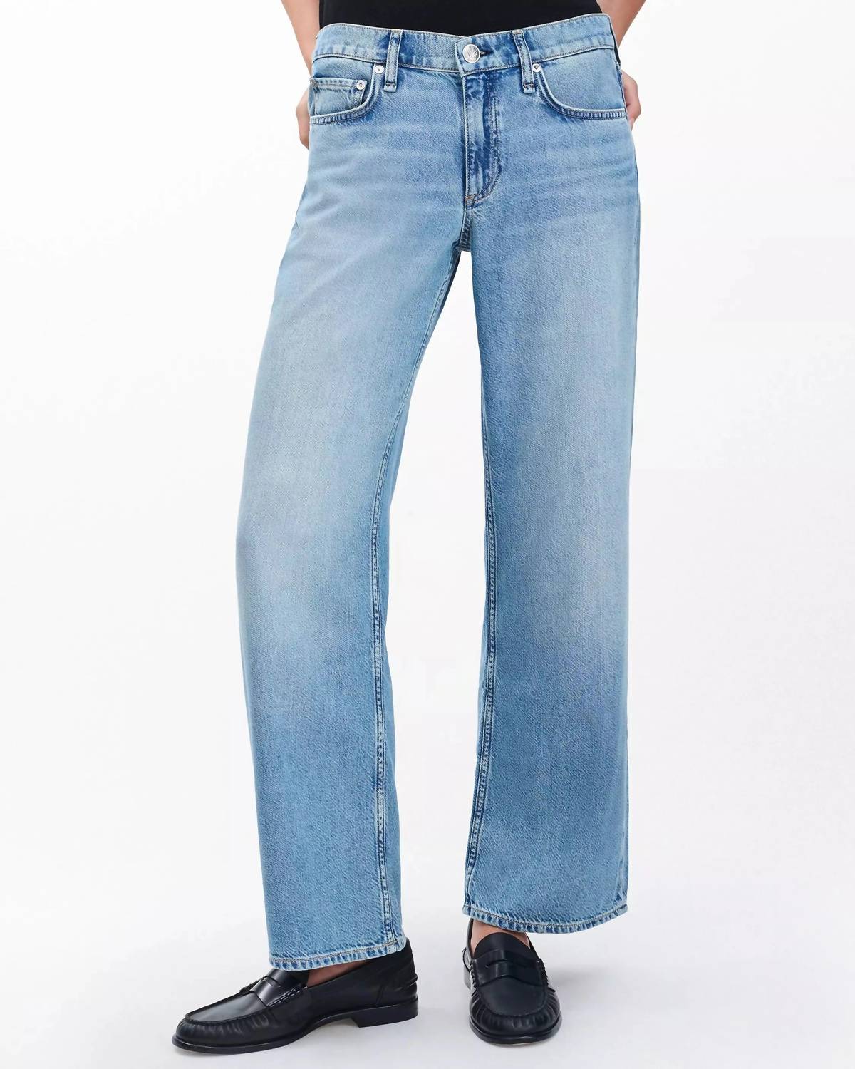 Rag & Bone - Saige Ankle Relaxed Straight Jeans