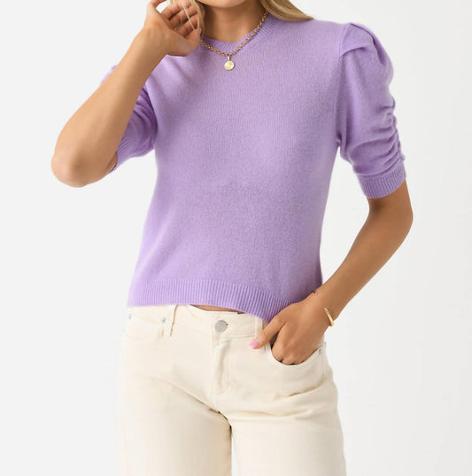 Frame - Ruched Sleeve Cashmere Sweater