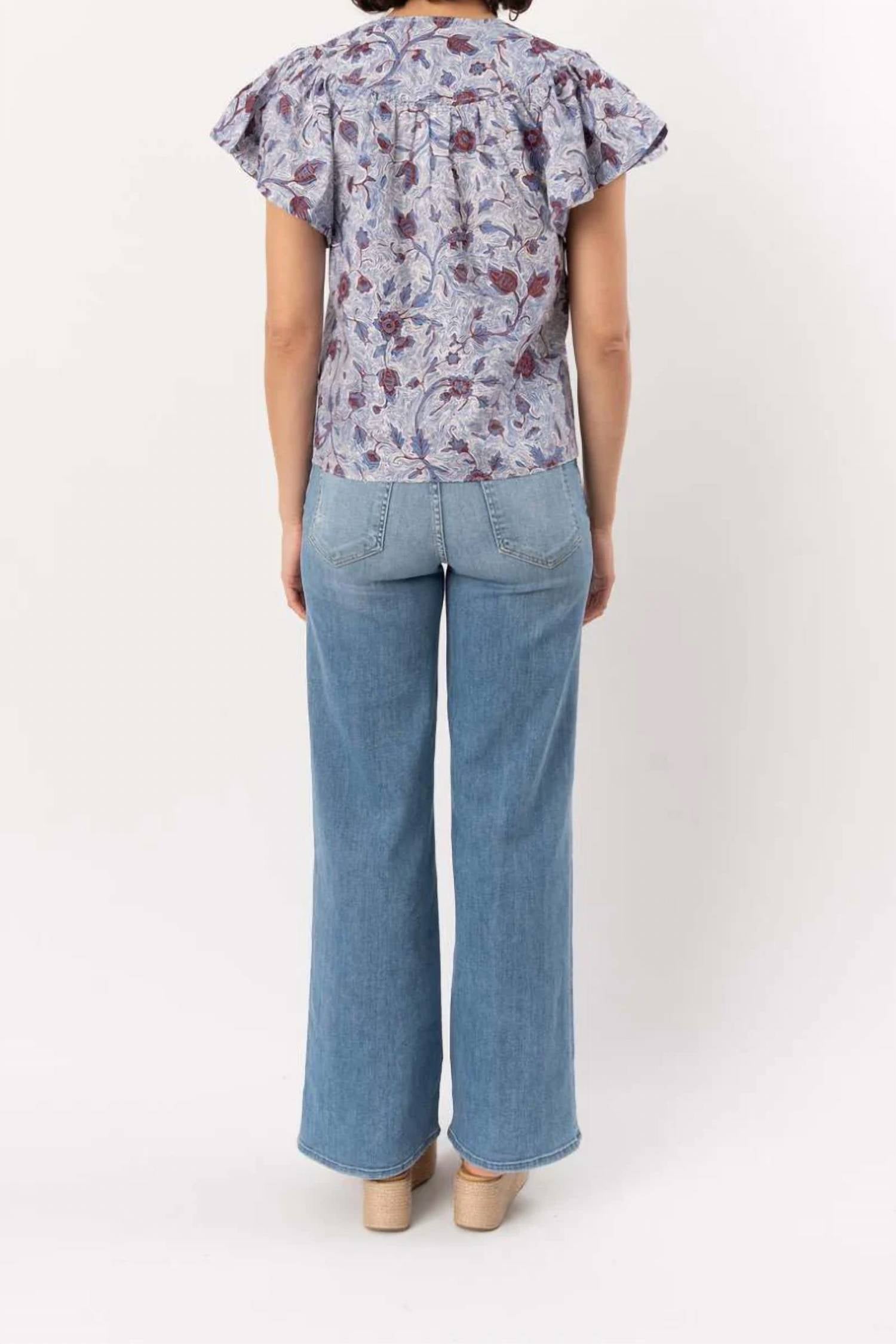 Ulla Johnson - Perline Short Sleeve Cotton Blouse