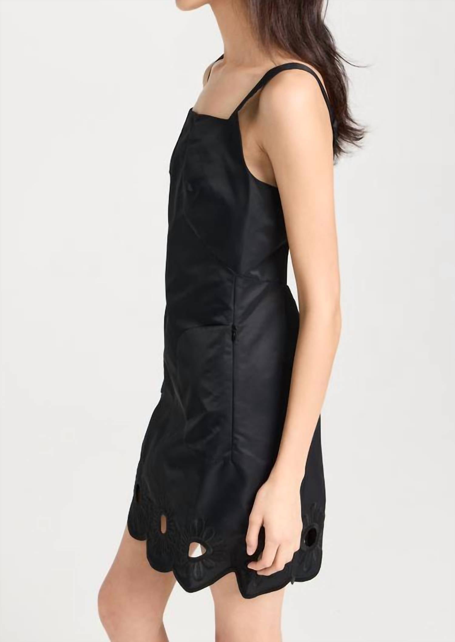Tibi - Daisy Embroidered Short Dress