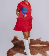 Merigold Kiss - Patriotic Mini Dress