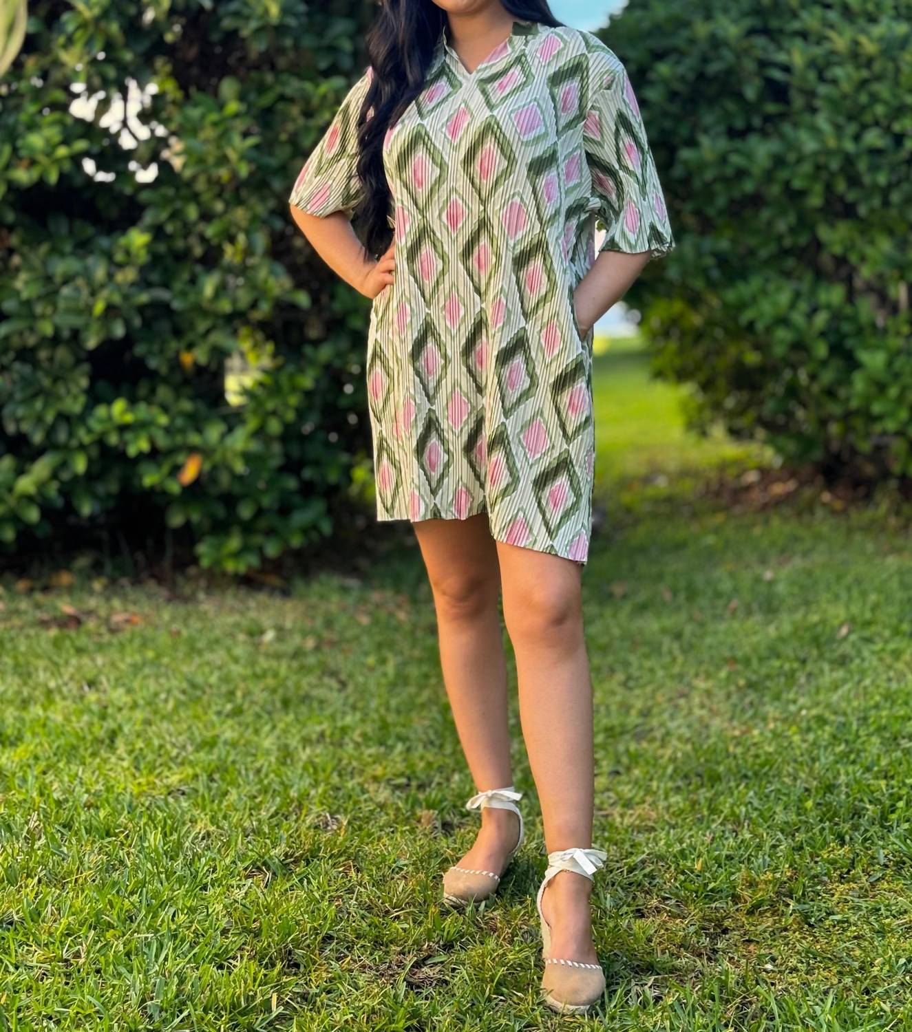 Southern Grace - The Jackie Triangular Mini Dress