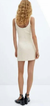 Mango - Tweed Sequin Dress