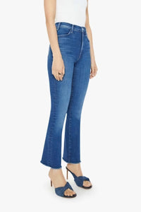 Mother - The Hustler Flood Fray High-rise Jeans