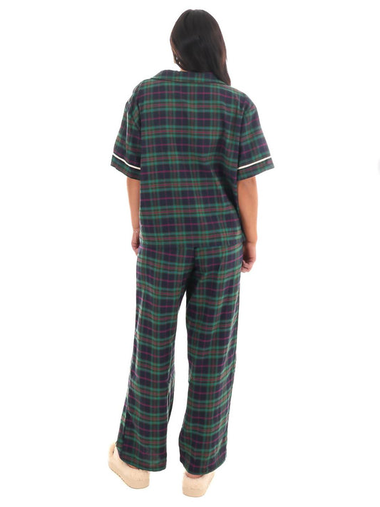 She + Sky - North Pole Nights Plaid Christmas Pajamas