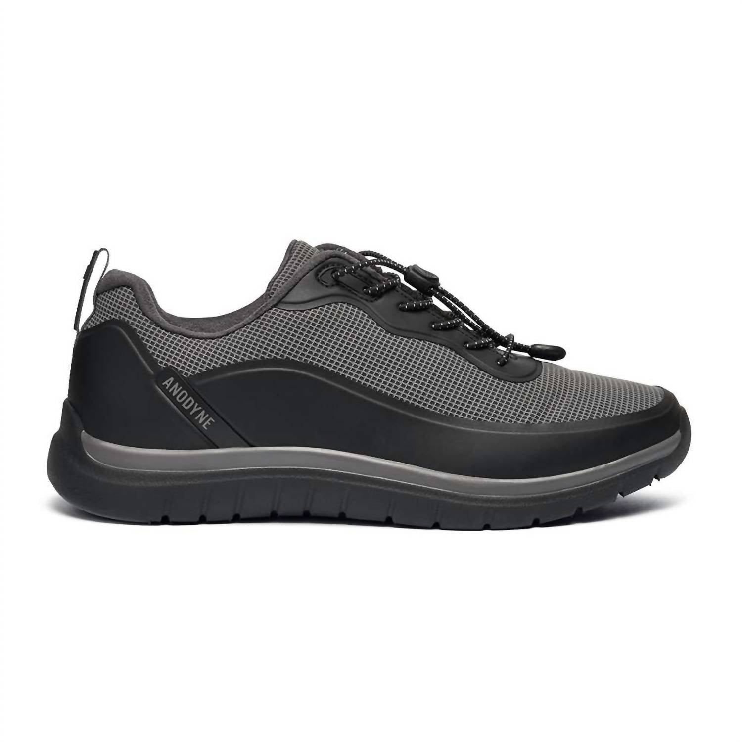 Anodyne Men's No. 16 Sport Sprinter Shoes - Wide in black - men's shoe - detail view