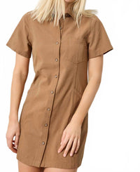 Lilla P - Twill Panelled Shirt Dress