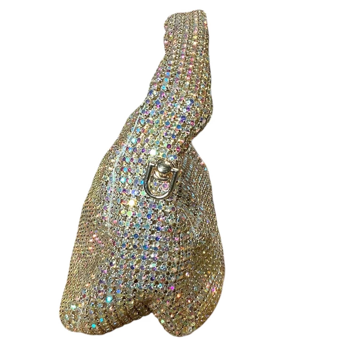 Alexa Koi - Women's Sparkly Rhinestone Mini Hand Bag